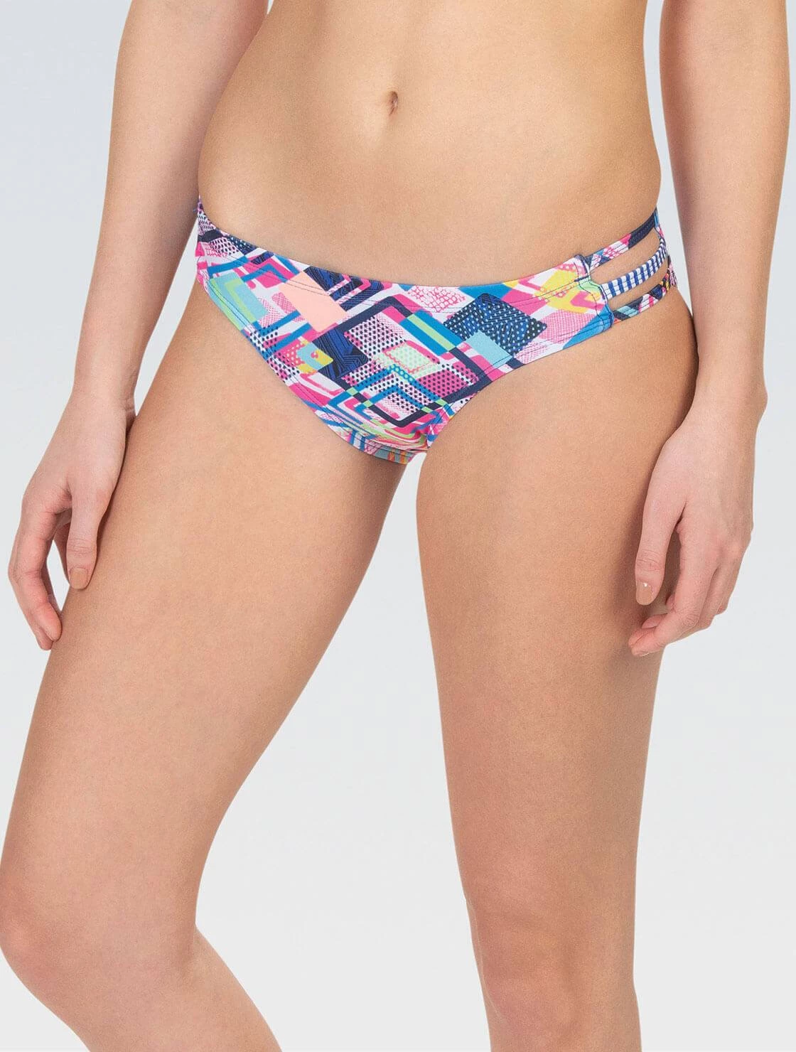 Dolfin Uglies Revibe Geo Remix Strappy Two Piece Bottom Suits