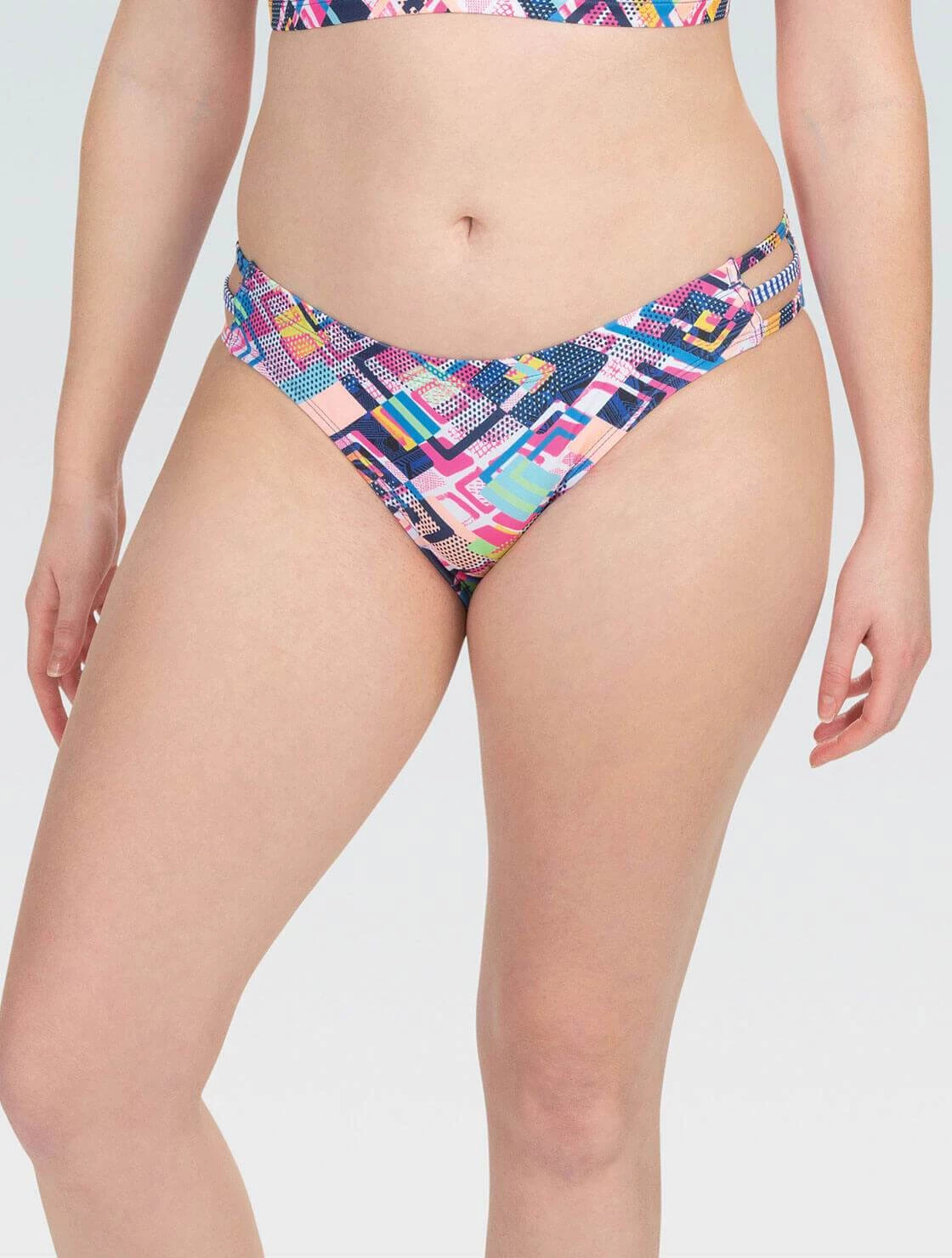 Dolfin Uglies Revibe Geo Remix Strappy Two Piece Bottom Suits