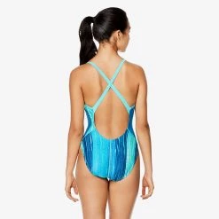 Speedo Printed Relay Back Suits