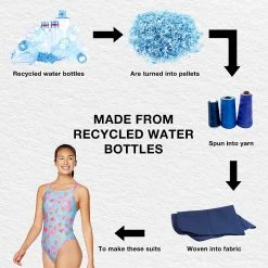 Suits Speedo Printed Double Strap Flamingo Dot