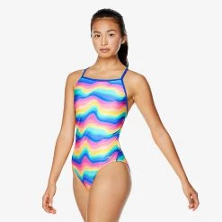 Speedo Printed The One Rainbow Wave