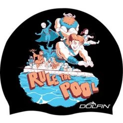 Swim Shop Dolfin Cap - Silicone Rule The Pool