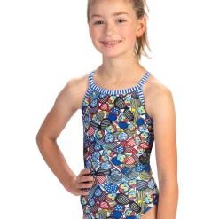 Dolfin Uglies United We Shade Girls Keyhole Back Suits