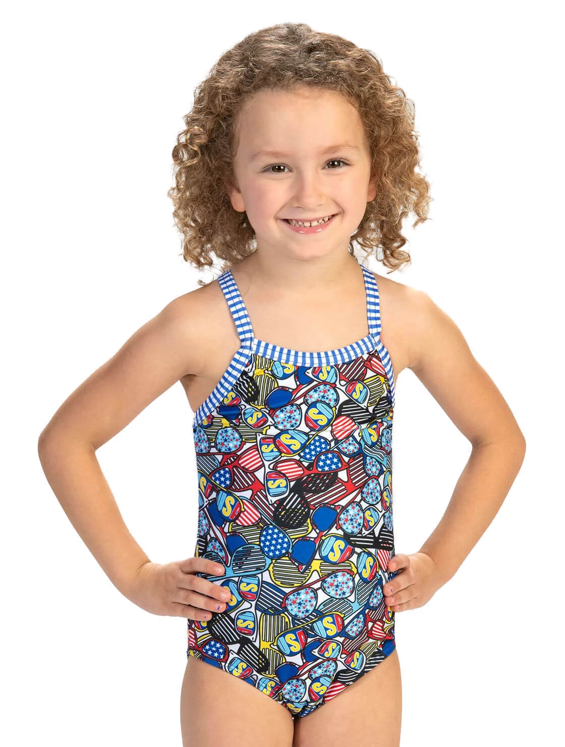 Suits Little Dolfin United We Shade One Piece