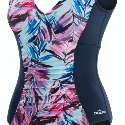 Suits Dolfin Aquashape Wysteria V-Neck Panel