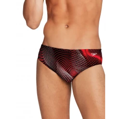 Swim Shop Speedo Powerflex Eco Coded Riff Red Brief
