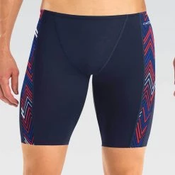 Dolfin PolyLite Chevron Red/White/Blue Jammer Swim Shop