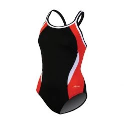 Dolfin Reliance Color Block DBX Back - Red Swim Shop