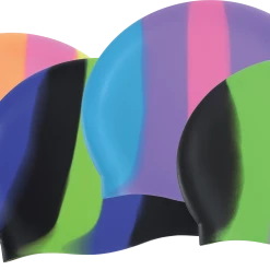 Swim Shop Dolfin Cap - Silicone Color Burst