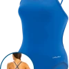 Dolfin Graphlite Solid Cross Back - Royal Swim Shop