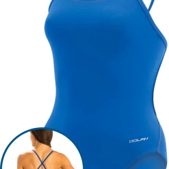 Voorhees 22 Dolfin Graphlite Solid Royal Cross Back