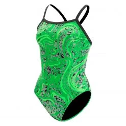 Dolfin XtraSleek Hurricane Green V-2 Back Swim Shop