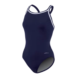 Swim Shop Dolfin Reliance Solid Navy DBX Back