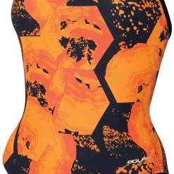 Swim Shop Dolfin Graphlite Rogue Orange V Back