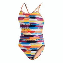 Suits - Women Dolfin Uglies Stripe Life Double Strap