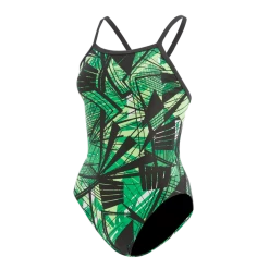 Swim Shop Dolfin XtraSleek Eco Torrent Green V2 Back