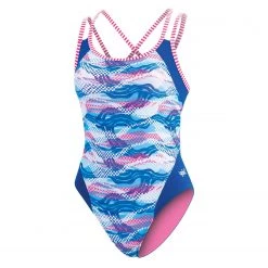 Swim Shop Dolfin Uglies Underwater Camo Double Strap Open Keyhole Back