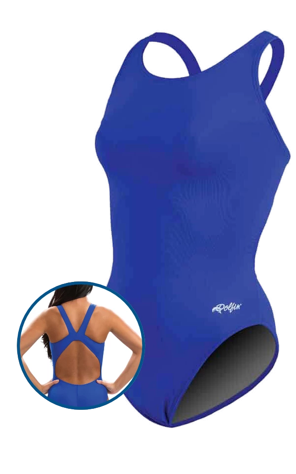 SJAC Masters Dolfin XtraSleek Solid HP Back - Royal