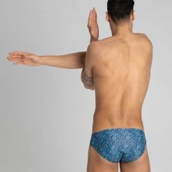 Arena Kikko Navy/Multi Green Brief Suits