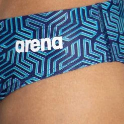 Arena Kikko Navy/Multi Green Brief Suits